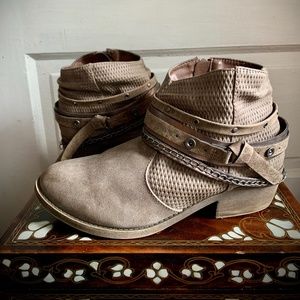 Tan Boho Booties